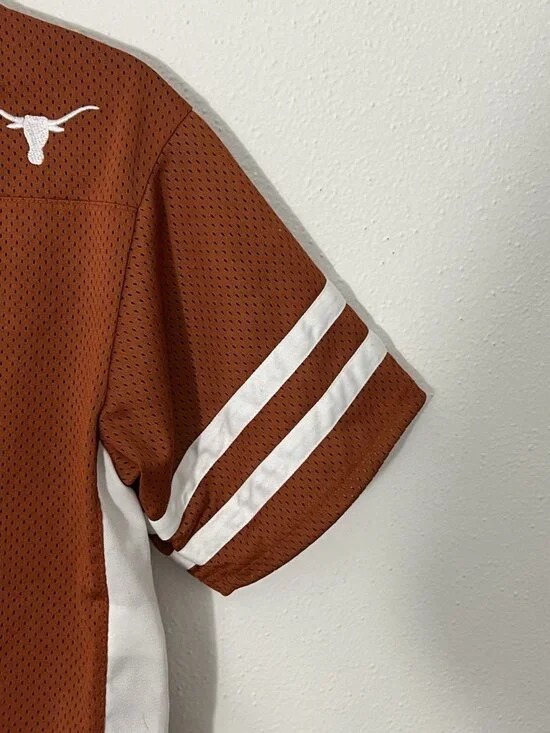 Established And Co Women’s Orange Texas Longhorns Ewers Cropped Top Size Large - Picture 4 of 9
